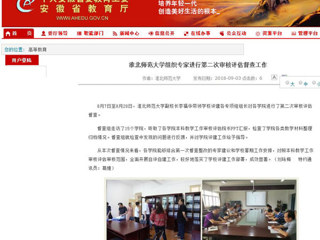 【半岛(中国)官方】半岛网页版组织专家进行第二次审核评估督查工作