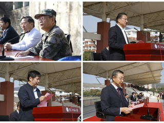 半岛网页版举行2019级新生军训总结暨表彰大会