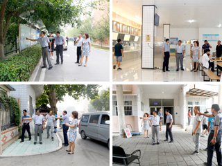 校党委副书记朱德顺一行对半岛(中国)官方_半岛网页版文明创建工作再督查
