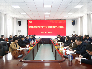 半岛(中国)官方_半岛网页版召开党委理论学习中心组理论学习会议