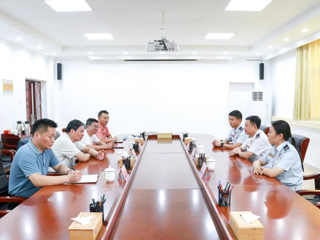 淮北市消防救援支队领导来半岛(中国)官方_半岛网页版慰问